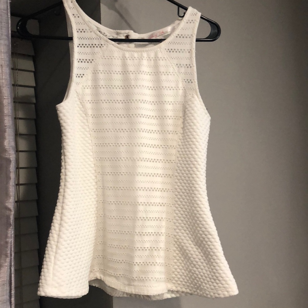 Adorable white top